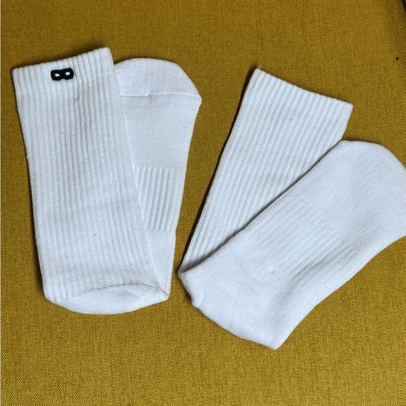 PAIR of THIEVES White Crew socks, - Picture 10 of 12